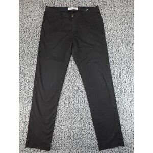 SBU Slim Fit Chino Pants Mens 32 Black Casual Workwear Basic Trousers